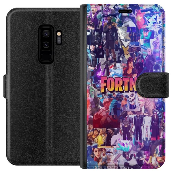 Kompatibelt Plånboksfodral till Samsung Galaxy S9+ Fortnite Kompatibelt Plånboksfodral till Samsung Galaxy S9+ Fortnite