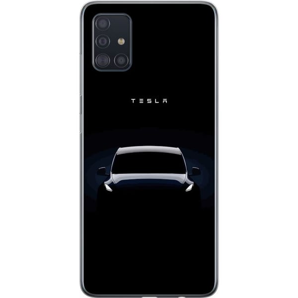 Yhteensopiva Puhelinkuori Samsung Galaxy A51 Tesla