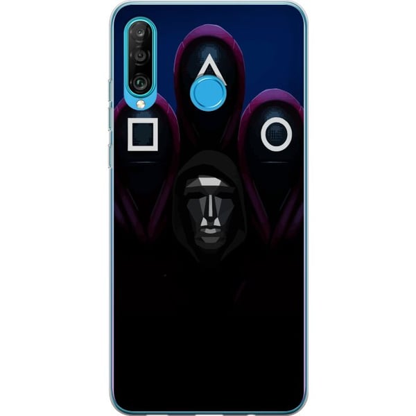 Kompatibel Mobilcover til Huawei P30 lite Squid Game Säsong 3 Nya Ikoner Populär Serie TV Motiv