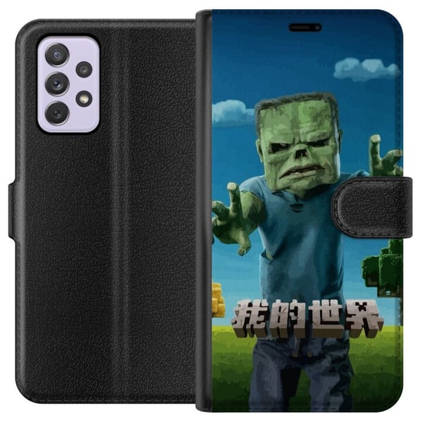 Kompatibel Tegnebogsetui til Samsung Galaxy A52s 5G A Minecraft Movie