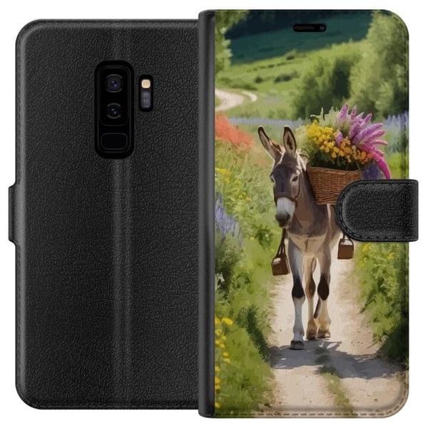 Kompatibelt Lommeboketui til Samsung Galaxy S9+ Esel Dyremotiv Rolig Design Naturmotiv Populær Dekor Humor Grafisk Dyremotiv Eksotisk Kompatibelt Lommeboketui til Samsung Galaxy S9+ Esel Dyremotiv Rolig Design Naturmotiv Populær Dekor Humor Grafisk Dyremotiv Eksotisk