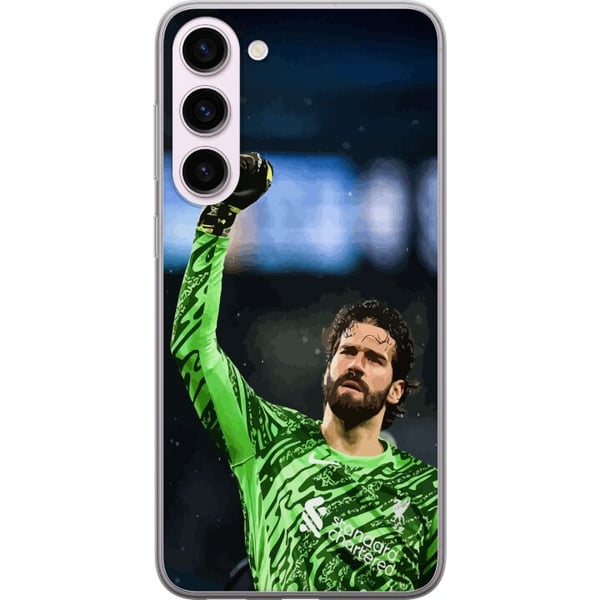 Kompatibelt Mobildeksel til Samsung Galaxy S23+ Alisson Liverpool Brasilias eneste målvakt på listen fotball keeper refleksrask stabil trygg og vikti Kompatibelt Mobildeksel til Samsung Galaxy S23+ Alisson Liverpool Brasilias eneste målvakt på listen fotball keeper refleksrask stabil trygg og vikti