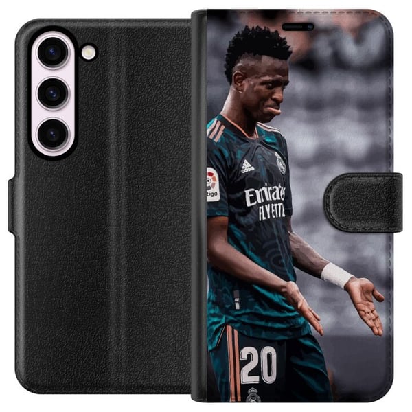 Kompatibelt Lommeboketui til Samsung Galaxy S23 Vinicius Junior, brasiliansk fotballstjerne Kompatibelt Lommeboketui til Samsung Galaxy S23 Vinicius Junior, brasiliansk fotballstjerne
