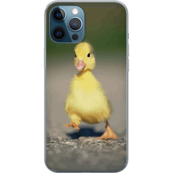 Yhteensopiva Puhelinkuori Apple iPhone 12 Pro Keltainen ankanpoikanen kävelee tiellä, pehmeä luonnollinen sävy, söpö ilme ja viehättävä kevätaiheinen Yhteensopiva Puhelinkuori Apple iPhone 12 Pro Keltainen ankanpoikanen kävelee tiellä, pehmeä luonnollinen sävy, söpö ilme ja viehättävä kevätaiheinen