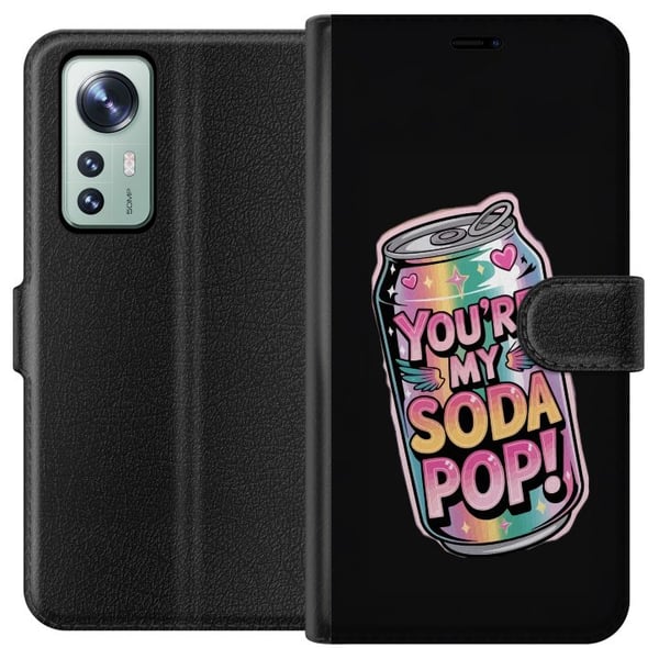 Yhteensopiva Lompakkokotelo Xiaomi 12 Youre My Soda Pop kawaii pastelli sateenkaari sydämet kimalteleva design Yhteensopiva Lompakkokotelo Xiaomi 12 Youre My Soda Pop kawaii pastelli sateenkaari sydämet kimalteleva design