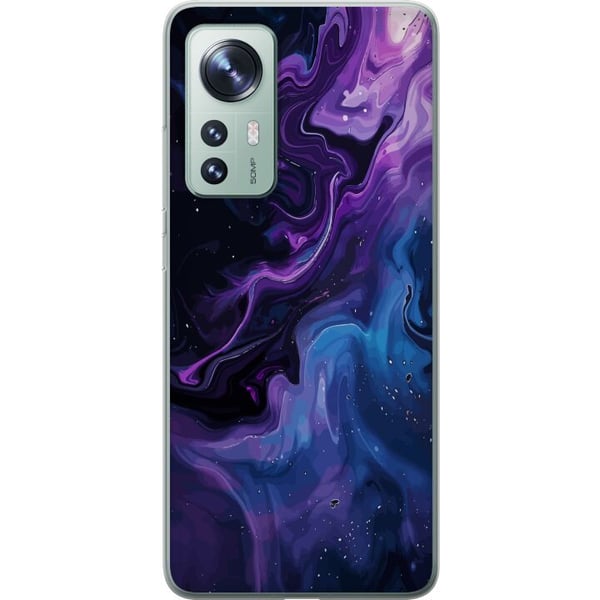Yhteensopiva Puhelinkuori Xiaomi 12 Abstrakti, virtaava marmorikuvio lilan ja sinisen sävyissä, kosmisella tunnelmalla, pehmeillä muodoilla ja syväll Yhteensopiva Puhelinkuori Xiaomi 12 Abstrakti, virtaava marmorikuvio lilan ja sinisen sävyissä, kosmisella tunnelmalla, pehmeillä muodoilla ja syväll