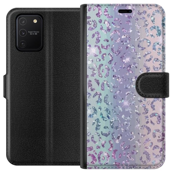 Kompatibelt Lommeboketui til Samsung Galaxy S10 Lite Glitter Leopard Kompatibelt Lommeboketui til Samsung Galaxy S10 Lite Glitter Leopard