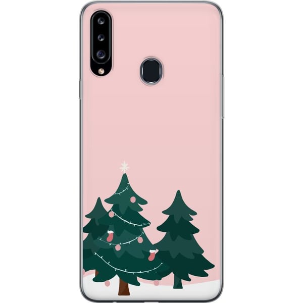 Kompatibelt Mobilskal till Samsung Galaxy A20s Granar God Jul