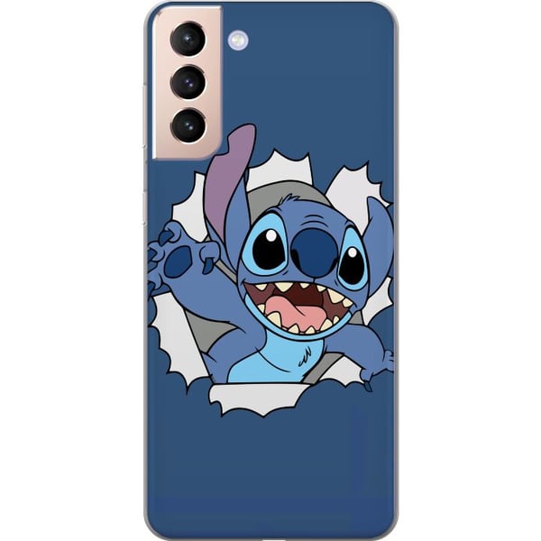 Kompatibelt Mobildeksel til Samsung Galaxy S21 Disney Stitch Lilo og Stitch blå figur søt alien kawaii tegneseriefigur morsom poster retro design Kompatibelt Mobildeksel til Samsung Galaxy S21 Disney Stitch Lilo og Stitch blå figur søt alien kawaii tegneseriefigur morsom poster retro design