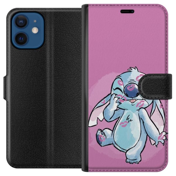 Yhteensopiva Lompakkokotelo Apple iPhone 12 mini Stitch Puss