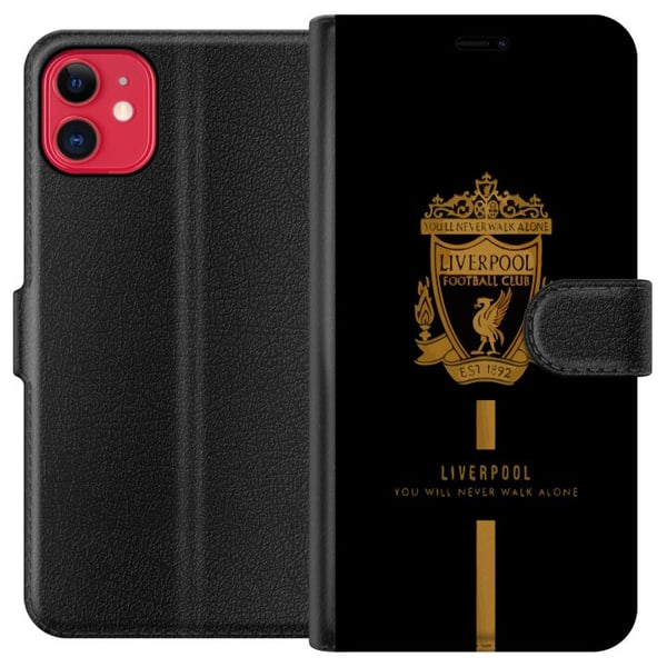 Kompatibel Tegnebogsetui til Apple iPhone 11 Liverpool-emblem officiel klubdesign 2025 Kompatibel Tegnebogsetui til Apple iPhone 11 Liverpool-emblem officiel klubdesign 2025