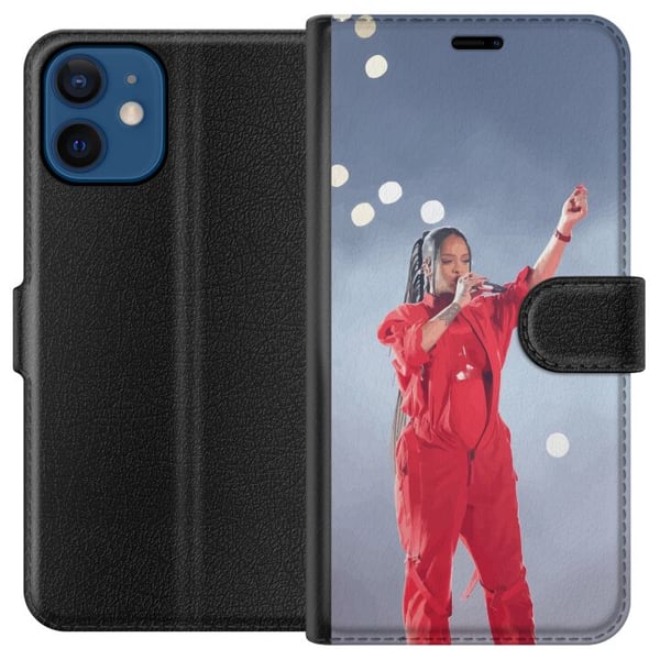 Kompatibel Tegnebogsetui til Apple iPhone 12 mini Rihanna – Trendsetting Looks & Style