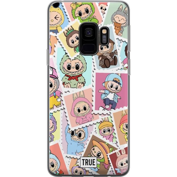 Kompatibel Mobilcover til Samsung Galaxy S9 Cute Stamp Squad – sødt samlermotiv med farverige figurer i dyrekostumer og et legende design
