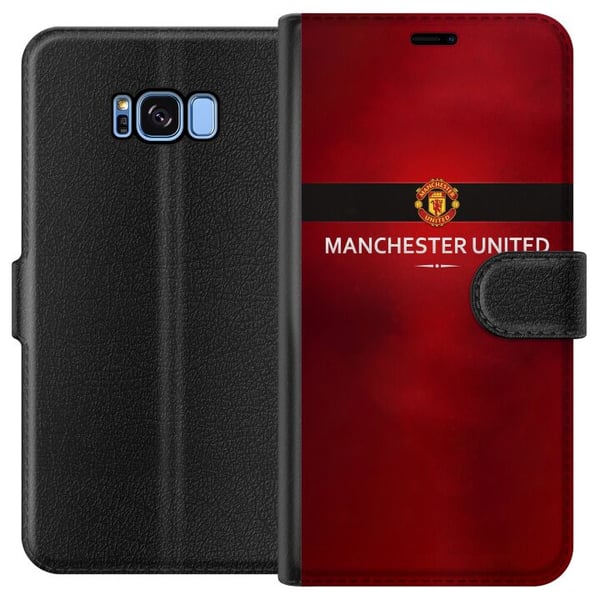 Kompatibelt Plånboksfodral till Samsung Galaxy S8 Manchester United Kompatibelt Plånboksfodral till Samsung Galaxy S8 Manchester United