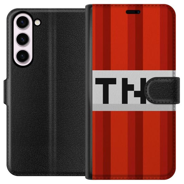 Kompatibel Tegnebogsetui til Samsung Galaxy S23+ Minecraft TNT