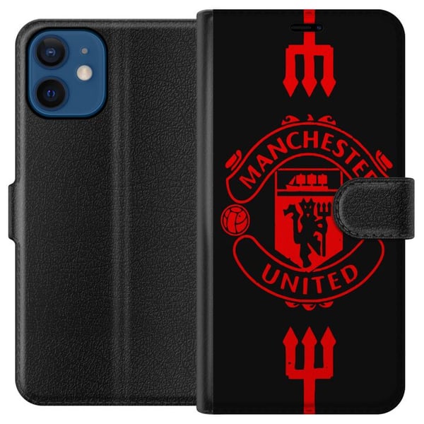 Kompatibel Tegnebogsetui til Apple iPhone 12 mini ManchesterUnited