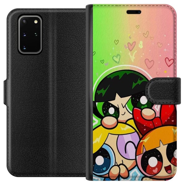 Kompatibelt Plånboksfodral till Samsung Galaxy S20+ Powerpuff Girls Cartoon Superheroes