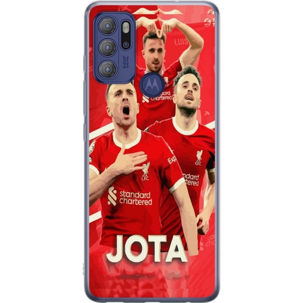 Kompatibel Mobilcover til Motorola Moto G60S Liverpool Jota plakat Portugal angriber forward Premier League Reds fodbold spiller klub design kunst