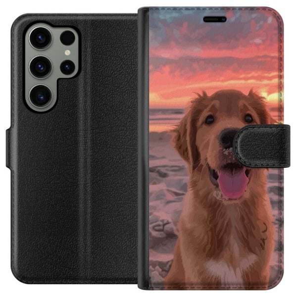 Kompatibelt Lommeboketui til Samsung Galaxy S23 Ultra Hund
