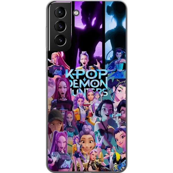 Kompatibel Mobilcover til Samsung Galaxy S21+ 5G KPop Demon Hunters mørk anime vinylfigur Kompatibel Mobilcover til Samsung Galaxy S21+ 5G KPop Demon Hunters mørk anime vinylfigur