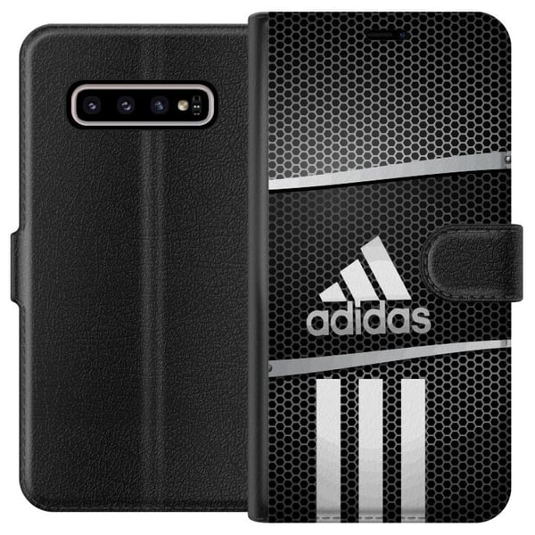Kompatibelt Plånboksfodral till Samsung Galaxy S10+ Adidas