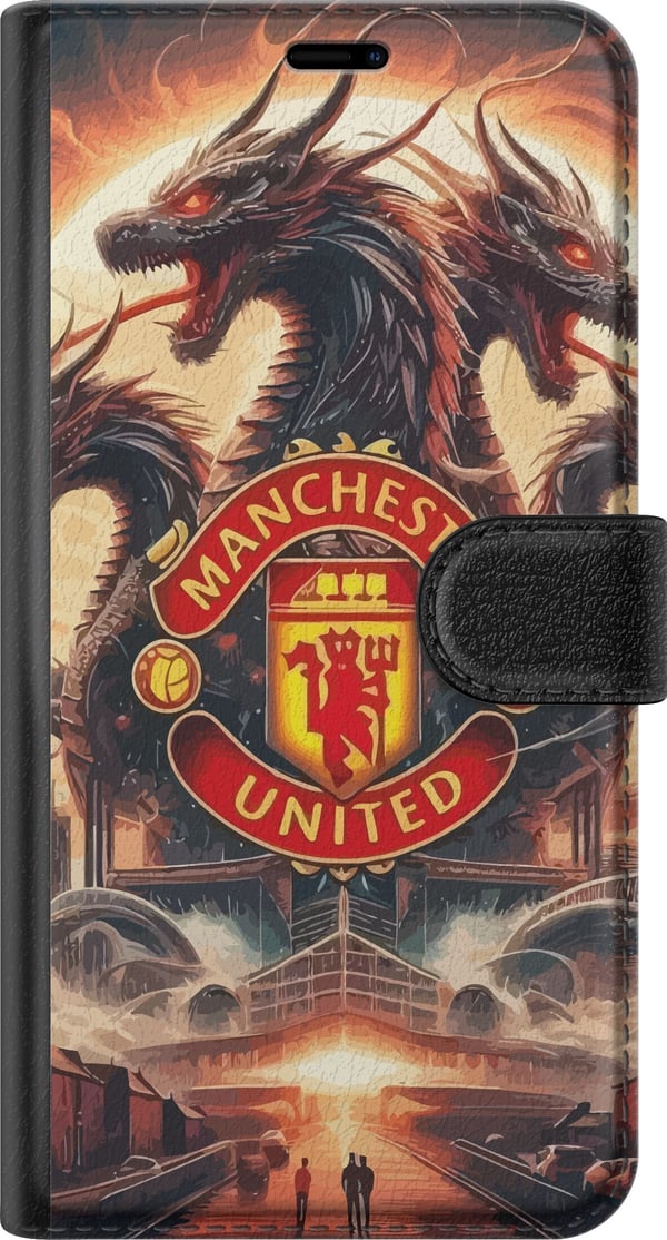 Kompatibel Tegnebogsetui til Samsung Galaxy A23 Manchester United