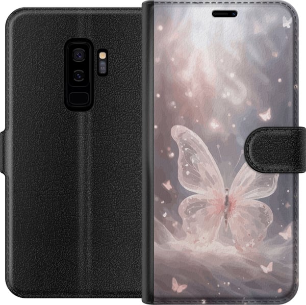 Kompatibelt Lommeboketui til Samsung Galaxy S9+ Fjäril