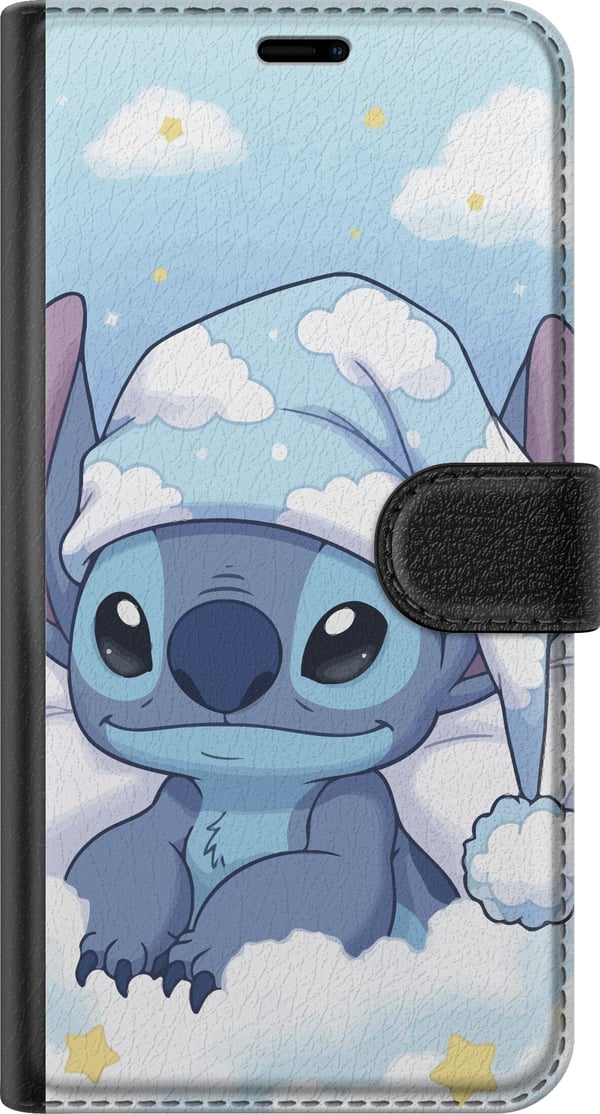 Yhteensopiva Lompakkokotelo Apple iPhone SE (2022) Stitch hyvää yötä pilvet nukkuva söpö nukkumaanmeno pilvet kawaii kodikas sininen hahmo pehmeä est