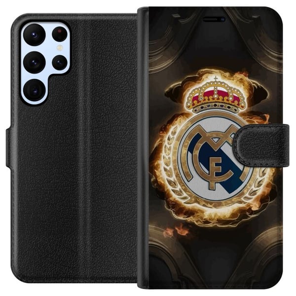 Yhteensopiva Lompakkokotelo Samsung Galaxy S22 Ultra 5G Real Madrid