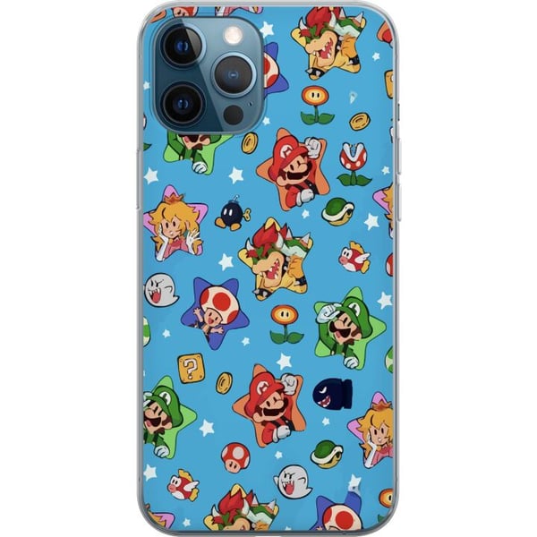 Yhteensopiva Puhelinkuori Apple iPhone 12 Pro Nintendo Mario Switch -pelihahmo