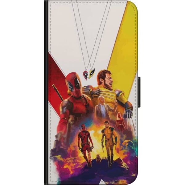 Kompatibelt Lommeboketui til Samsung Galaxy A03s Wolverine Deadpool