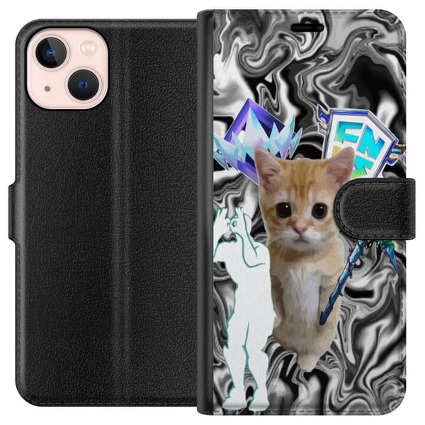 Kompatibel Tegnebogsetui til Apple iPhone 13 mini Kat