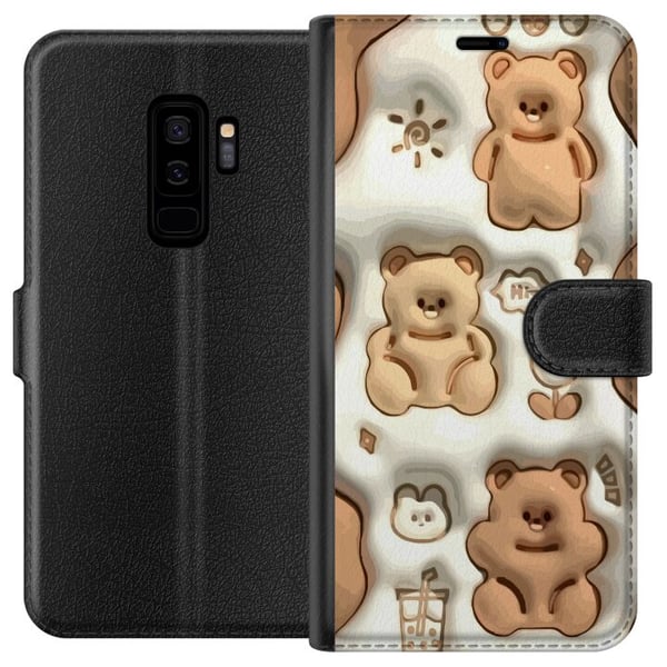Kompatibelt Plånboksfodral till Samsung Galaxy S9+ Bubbliga Björnar Kompatibelt Plånboksfodral till Samsung Galaxy S9+ Bubbliga Björnar
