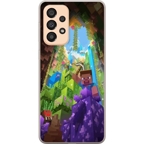 Yhteensopiva Puhelinkuori Samsung Galaxy A33 5G Minecraft