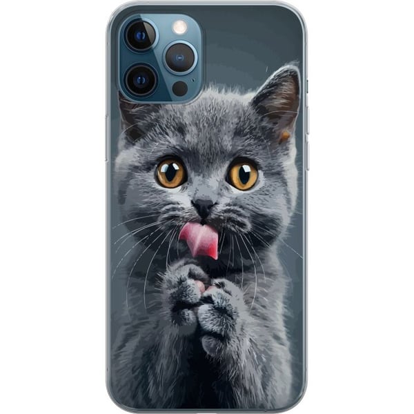 Yhteensopiva Puhelinkuori Apple iPhone 12 Pro Kissa Yhteensopiva Puhelinkuori Apple iPhone 12 Pro Kissa