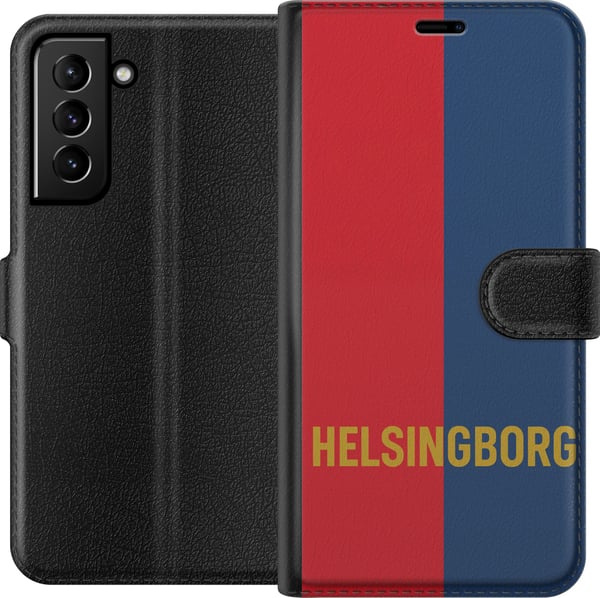 Kompatibel Tegnebogsetui til Samsung Galaxy S21+ 5G Helsingborg – fodbold