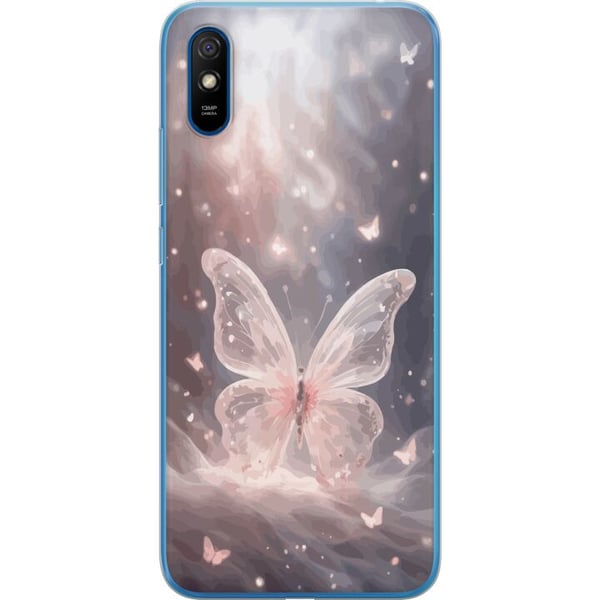 Kompatibelt Mobildeksel til Xiaomi Redmi 9A Fjäril Kompatibelt Mobildeksel til Xiaomi Redmi 9A Fjäril