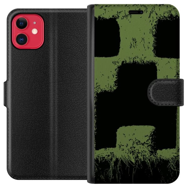 Kompatibel Tegnebogsetui til Apple iPhone 11 A Minecraft Movie Kompatibel Tegnebogsetui til Apple iPhone 11 A Minecraft Movie