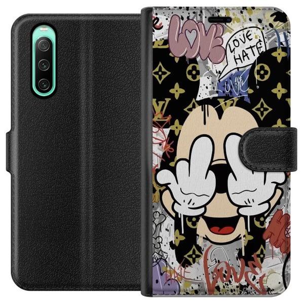 Yhteensopiva Lompakkokotelo Sony Xperia 10 IV Mikki Hiiri