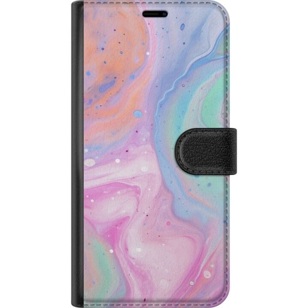 Kompatibelt Plånboksfodral till Samsung Galaxy S9+ Pastellmarmor