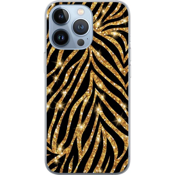 Kompatibel Mobilcover til Apple iPhone 13 Pro Guld & Glitter