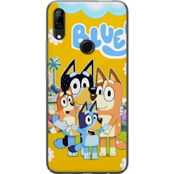 Kompatibel Mobilcover til Huawei P Smart Z Farverig familieillustration med legesyge hundekarakterer – varm børneplakat, perfekt til børneværelset og