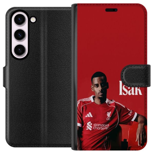 Kompatibel Tegnebogsetui til Samsung Galaxy S23 Alexander Isak fodboldplakat Liverpool-trøje Sveriges landshold angriber Premier League forward-desig Kompatibel Tegnebogsetui til Samsung Galaxy S23 Alexander Isak fodboldplakat Liverpool-trøje Sveriges landshold angriber Premier League forward-desig