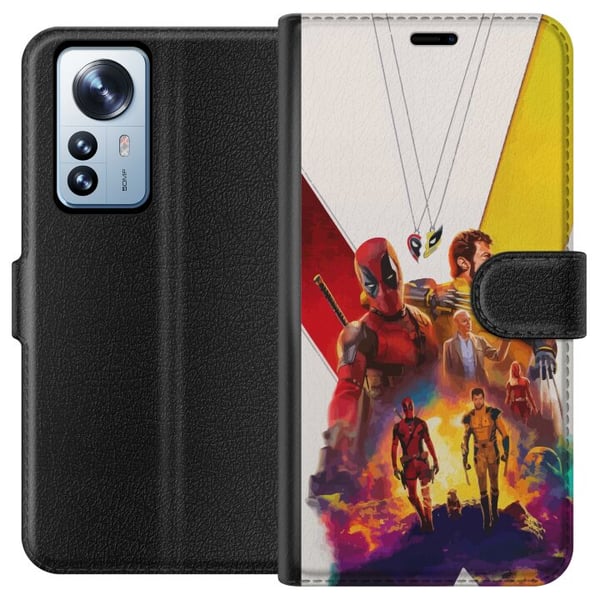 Yhteensopiva Lompakkokotelo Xiaomi 12 Pro Wolverine Deadpool