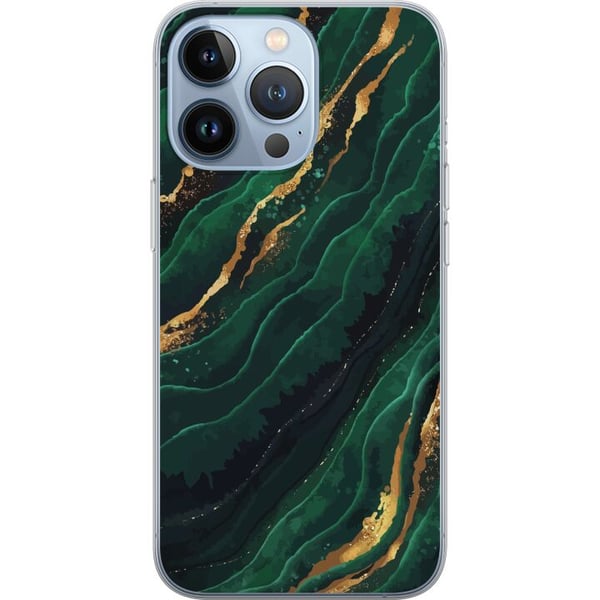 Yhteensopiva Puhelinkuori Apple iPhone 13 Pro Marmori Kulta Vihreä Yhteensopiva Puhelinkuori Apple iPhone 13 Pro Marmori Kulta Vihreä