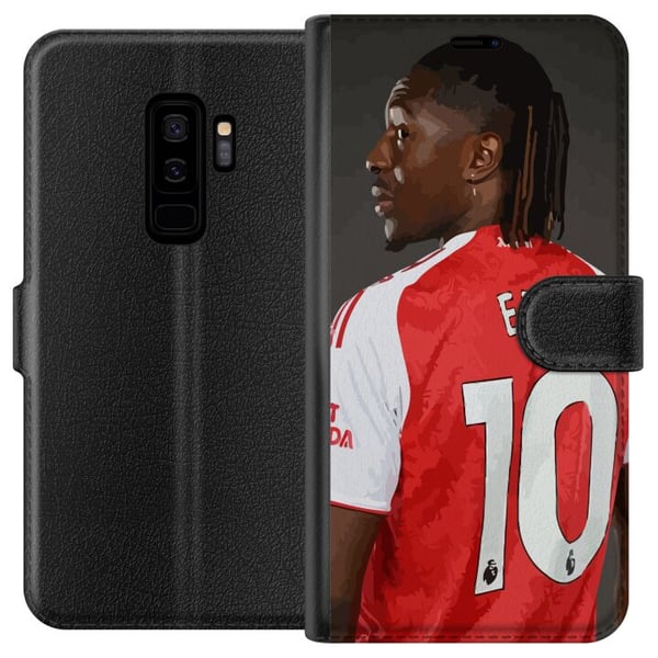 Kompatibelt Plånboksfodral till Samsung Galaxy S9+ Eberechi Eze design – Fotbollsmotiv nummer 10 i Arsenaltröja poster