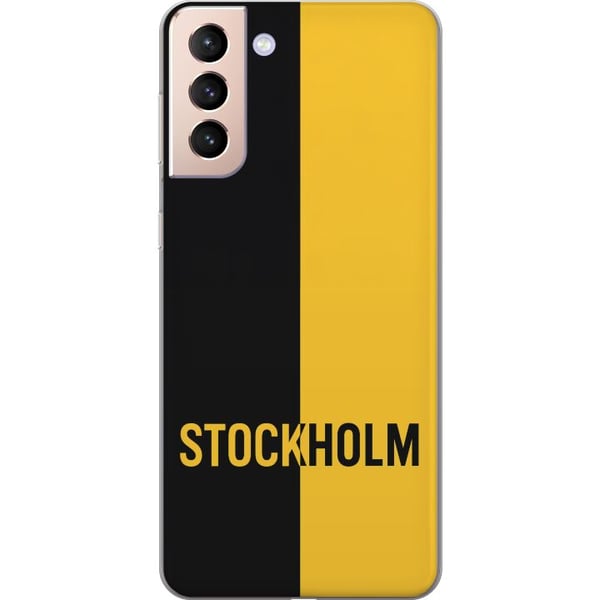 Kompatibelt Mobildeksel til Samsung Galaxy S21 Stockholm – fotball Kompatibelt Mobildeksel til Samsung Galaxy S21 Stockholm – fotball