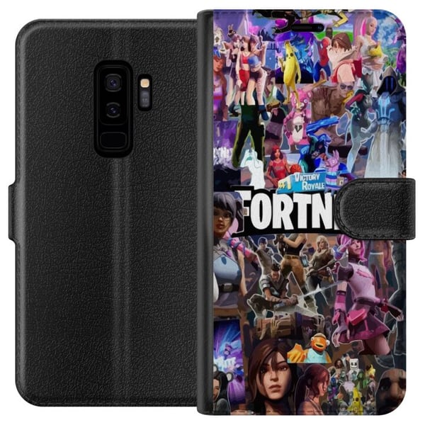 Kompatibelt Plånboksfodral till Samsung Galaxy S9+ Fortnite Kompatibelt Plånboksfodral till Samsung Galaxy S9+ Fortnite