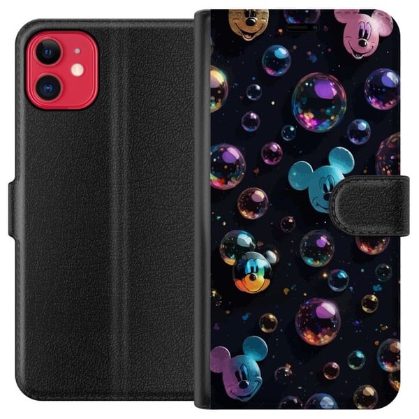 Kompatibel Tegnebogsetui til Apple iPhone 11 Musse Pigg Disney Bubblor Design Roligt Motiv Populär Kompatibel Tegnebogsetui til Apple iPhone 11 Musse Pigg Disney Bubblor Design Roligt Motiv Populär