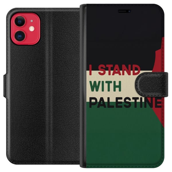 Kompatibel Tegnebogsetui til Apple iPhone 11 Stå sammen med Palæstina - solidaritetsdesign med en stærk besked Kompatibel Tegnebogsetui til Apple iPhone 11 Stå sammen med Palæstina - solidaritetsdesign med en stærk besked